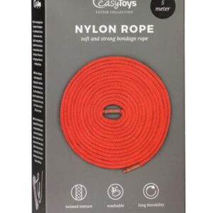 Czerwona Lina do Wiązań – Bezpieczna i Kreatywna Zabawa BDSM- 5m