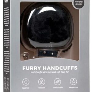 Kajdanki-Furry Handcuffs - Black