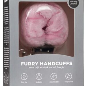 Kajdanki-Furry Handcuffs - Pink