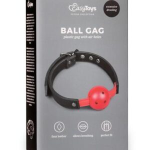 Knebel-Ball Gag With PVC Ball - Red