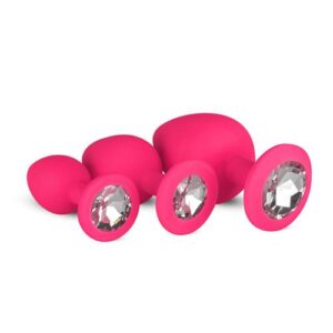 Plug-Diamond Plug Set-Pink