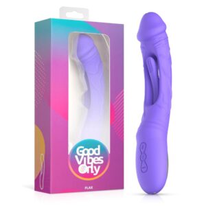 GOOD VIBES ONLY - Wibrujące Dildo Flax ze Stymulatorem Punktu G