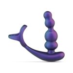 Pierścień i wibrująco-rotujący korek analny od Hueman