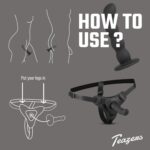 TEAZERS SILICONE STRAP-ON – Zestaw Strap-On z Uprzężą i Dildo