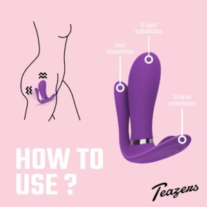 Purple Pleaser Vibrator – Wibrator bez użycia rąk dla pełnej swobody przyjemności