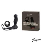 Wibrujący Masażer Prostaty Teazers Cock & Ball Ring Prostate Vibrator with Remote Control