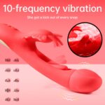 Wibrator Motylek z Ruchomym Języczkiem – Butterfly Dual Flicking Vibrator