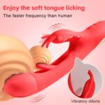 Wibrator Motylek z Ruchomym Języczkiem – Butterfly Dual Flicking Vibrator