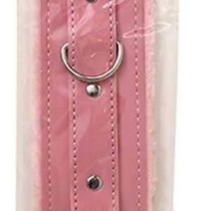 Fetish Fever - Obroża ze smyczą – Różowa