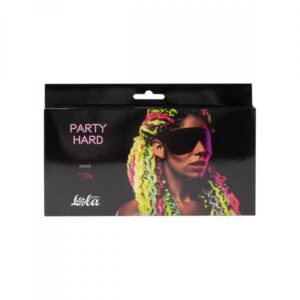 Czarna maska na oczy Party Hard