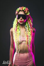 Czarna maska na oczy Party Hard