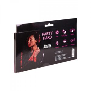 Czerwona wstążka na oczy Party Hard