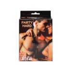 Knebel kulkowy zamykany na kłódkę Party Hard Sequin