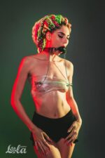 Knebel kulkowy z zaciskami na sutki Party Hard Gratitude