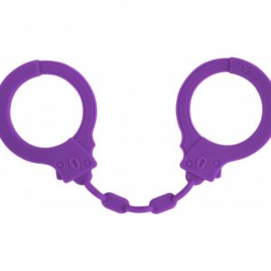 Kajdanki-Silicone Handcuffs Party Hard Suppression Purple