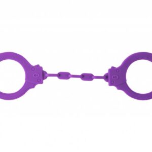 Kajdanki-Silicone Handcuffs Party Hard Suppression Purple
