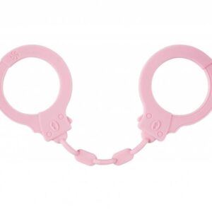 Kajdanki-Silicone Handcuffs Party Hard Suppression Pink