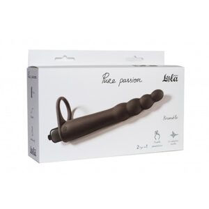 STRAP-ON PURE PASSION BRAMBLE – Podwójna Penetracja z Wibracjami