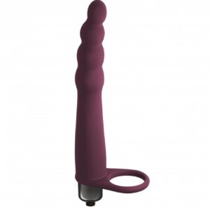 STRAP-ON PURE PASSION BRAMBLE – Podwójna Penetracja z Wibracjami