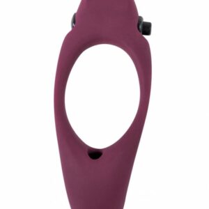 Pierścień-Erection Vibroring Pure Passion Stardust Wine Red