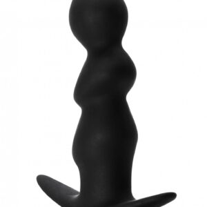 Plug-Anal Spiral Vibrating Black