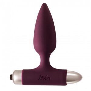 Vibrating Anal Plug Spice it up New Edition Glory Wine red