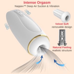 Nappex™ Branco – Luksusowy Masturbator Elektryczny dla Mężczyzn