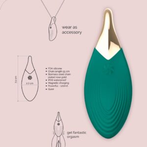 Vibrating necklace Liberty Leaf