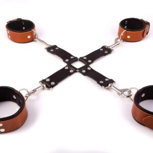 Wiązania-WHIPS krzyżak męski, koniak