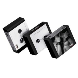 Kajdanki - WHIPS Kajdanki męskie z karabińczykami