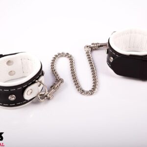 Kajdanki -WHIPS Kajdanki damskie na ręce białe