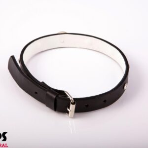 Wiązania - WHIPS Obroża damska, wąska biała