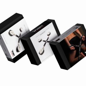 Wiązanie - WHIPS Krzyżak męski, biały