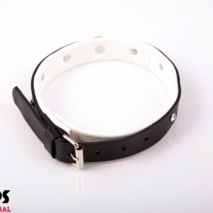 Wiązania - WHIPS Obroża damska, średnia, biała