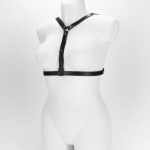 Seksowna Uprząż z Metalowymi Zdobieniami