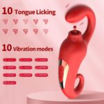 Wibrator Króliczek z Ruchomym Języczkiem – Merfi (10 + 10)