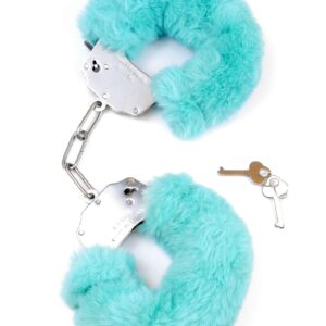Kajdanki Fetish B - Series- Furry Cuffs Blue