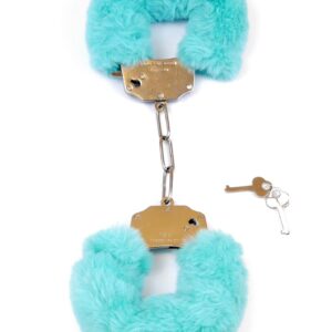 Kajdanki Fetish B - Series- Furry Cuffs Blue