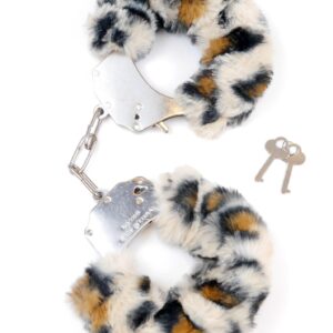 Kajdanki Fetish B - Series- Furry Cuffs Leopard