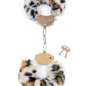 Kajdanki Fetish B - Series- Furry Cuffs Leopard