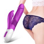 Wibrator Króliczek z Funkcją Posuwistą i Powiększaniem – Silicone Vibrator USB + Expander