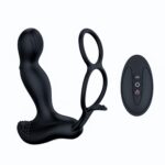 Wibrujący Masażer Prostaty -Silicone Massager 7 Function and Heating Function, Black