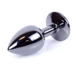 Plug-Jewellery Dark Silver PLUG- Black