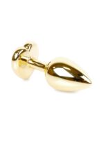 Plug-Jewellery Gold  Heart PLUG- Green