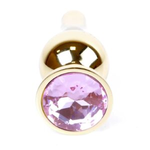 Plug-Jewellery Gold BUTT PLUG- Rose