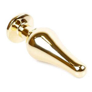 Plug-Jewellery Gold BUTT PLUG- Purple