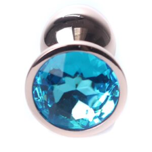 Plug-Jewellery Red Gold PLUG- Light Blue