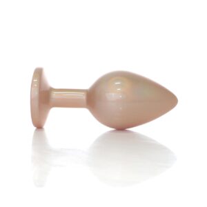 Plug-Jewellery Pearl Gold PLUG- Clear M