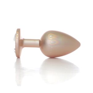 Plug-Jewellery Pearl Gold PLUG- Clear L