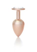 Plug-Jewellery Pearl Gold PLUG- Clear L